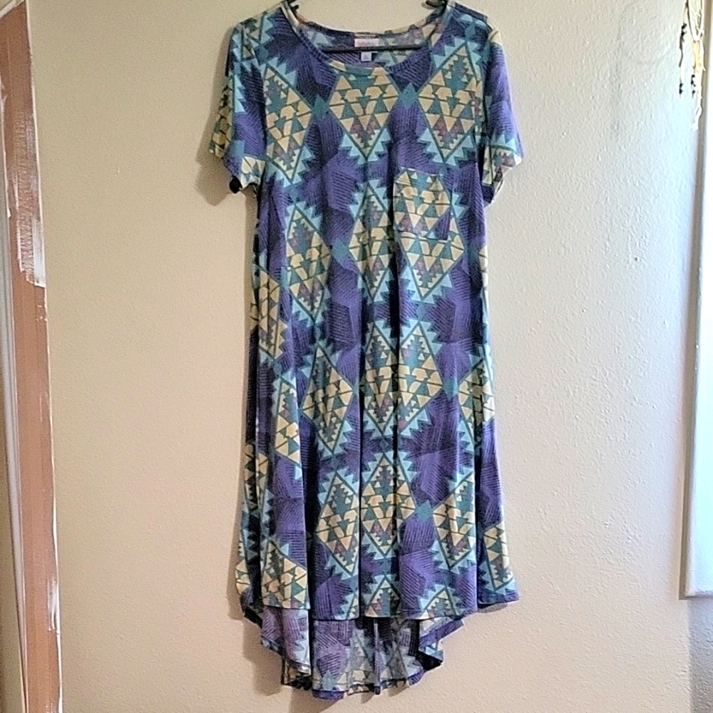 LuLaRoe Asymmetrical Legging Material Carly Sundress